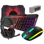 4-in-1 Wired Gaming Keyboard, Mouse, Headset, and Mousepad Combo for $48.01