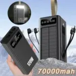 70000mAh 120W Portable Power Bank Charger for Cell Phones – Now $40.99