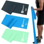 A AZURELIFE 3-Piece Non-Latex Resistance Bands Set (Green, Blue, Gray) $9.06