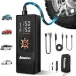 Achansfam S9 150PSI Portable Air Compressor with Safety Hammer for $29.99