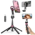 Ackima Magnetic 4-Leg Support Tripod Selfie Stick with Remote – $12.99