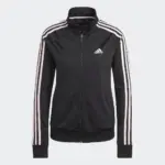 Adidas Women’s Primegreen Essentials Warm-Up Slim 3-Stripes Track Jacket – $15 (Was $55) $15.00