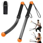 2 Pack AESTLL Portable Weighted Cordless Battle Ropes (Black & Amber) – $14
