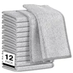 12-Pack AIDEA 7″ × 8″ Non-Scratch Wire Dishcloths (Silvery) – $3.99