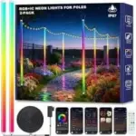 Ailbton 6.6ft RGB+IC Neon Ambient Light Poles (2-Pack) – $34.99