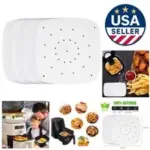 200 Unbleached 9-Inch Square Air Fryer Liners for $24.59