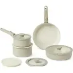 Amazon Basics 11-Piece Ceramic Nonstick Pots and Pans Set for $36.71