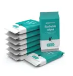 336-Count Amazon Basics Fragrance-Free Flushable Adult Toilet Wipes $8.23