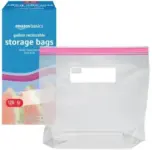 120-Count Amazon Basics Reclosable Gallon Food Storage Bags for $5.99