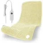 Andola 33″ x 17″ Electric Heating Pad (Yellow or Gray) – 6 Heat Settings $19.99