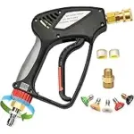 Anjieseng 5000 PSI Pressure Washer Short Gun Attachment – $21.88 ($53.89 Original)