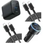 Anker 4-in-1 Charging Kit with 45W Wall Charger and 67W Car Charger for $44.99