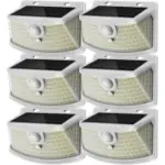 Aootek 120-LED Solar Motion Sensor Lights with Reflector (6-Pack) – $19.99 (53% Off)