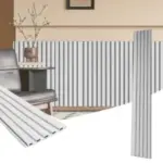 Art3d 16-Pack 48″ x 6″ WPC Wainscoting Panels (White, A30154) – $95