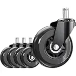 ASHGOOB 3 Inch Office Chair Wheels Set of 5 for $13.39