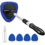 AstroAI Pivoting Car Windshield Cleaner Kit for $9.29 with Microfiber Pads