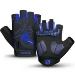 ATERCEL Cycling Gloves (Blue/Black) $7.49 at Amazon