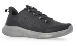 Athletic Works Men’s Rudy Low-Top Sneakers – Black, Sizes 7.5-14, Medium/Wide – $15