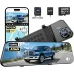 Azdome PG17 Pro 4K WiFi GPS Dash Camera with 2.5K Rear Cam and 128GB Card for $139.99