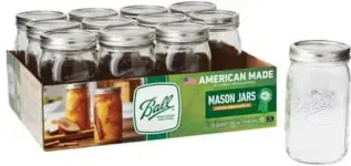 Ball 32oz Wide Mouth Mason Jars (12-Pack) – $10.99 at Ace Hardware