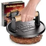 Basinel 6.5-Inch Cast Iron Smash Burger Press Now $12.99