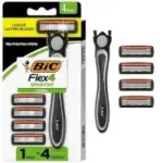 BIC Flex 4 Sensitive Hybrid Men’s Disposable Razor with 4 Cartridges for $3.58