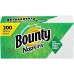 Bounty White Paper Napkins (200-Sheets) – $2.97