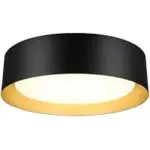 BrightHome KN0001 Black LED Flush Mount Ceiling Light – $21.24 ($36.89 Value)
