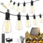 Brightown 52′ Solar String Lights w/ Remote – $14