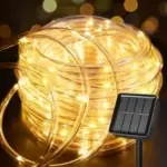 Brightown 39′ 100-LED Solar Rope Lights – $8.39 (16% Off at Checkout)