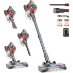 Bsnaw 8-in-1 35Kpa Cordless Stick Vacuum Cleaner with Detachable Battery – $53.99