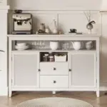 Bungalow Rose Azarius Boho Storage Coffee Bar Cabinet – $136.99 ($299.99 Original)