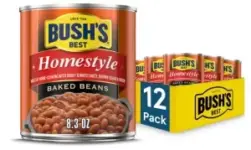 12-Pack Bush’s Best Homestyle Baked Beans (8.3oz Cans) $11 at Amazon