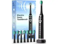 Bymore Electric Toothbrush with 8 Replacement Heads for $9.99