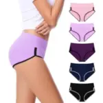 5-Pack CAILECOTTON Women’s High Waisted Underwear Now $9.99