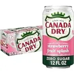 Canada Dry Fruit Splash Strawberry Ginger Ale Zero Sugar Soda, 12oz Cans (12-Pack) – $5.00 at Amazon