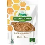 8-Pack Cascadian Farm Organic Granola Oats and Honey Cereal for $24.12