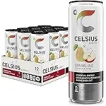 12-Pack CELSIUS Sparkling Fuji Apple Pear Energy Drink for $14.25