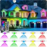 CETELUMA 400′ Permanent Outdoor LED Lights with App/Remote Control – $40