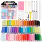 CiaraQ Polymer Clay Starter Kit, 60 Colors, 4.7lb for $13