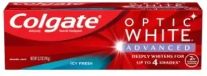 Colgate Optic White Advanced Toothpaste (3.2 oz, Icy Fresh) $2.69