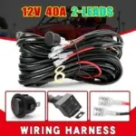 COLIGHT LED Light Bar Wiring Harness Kit – 12V 40A Relay, On-Off Switch, New – $9.59 ($15.99 Value)
