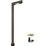 Coloer Brass Low Voltage Outdoor Garden Light with 3W LED G4 Bulb for $24.47