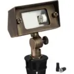 Coloer Cast Brass 12V Flood Light with Adjustable Knuckle Mount for $16.97