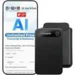 Comulytic Note Pro AI Voice Recorder with Case – $117.19