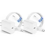 Cooncxen USB C Super Fast Charger Block (2-Pack) for $7.99
