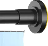 CorkLatta Adjustable Stainless Steel Shower Curtain Rod – $8 ($20 Original Price) $8.00