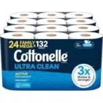 Cottonelle Ultra Clean Toilet Paper, 24 Family Mega Rolls – $20.07 at Amazon