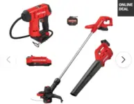 CRAFTSMAN V20 Trimmer Blower Combo Kit with 2 Ah Battery & Inflator – $139 (Reg. $287) $139.00