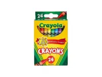 Crayola Crayons Assorted Colors, 24 Count for $0.94